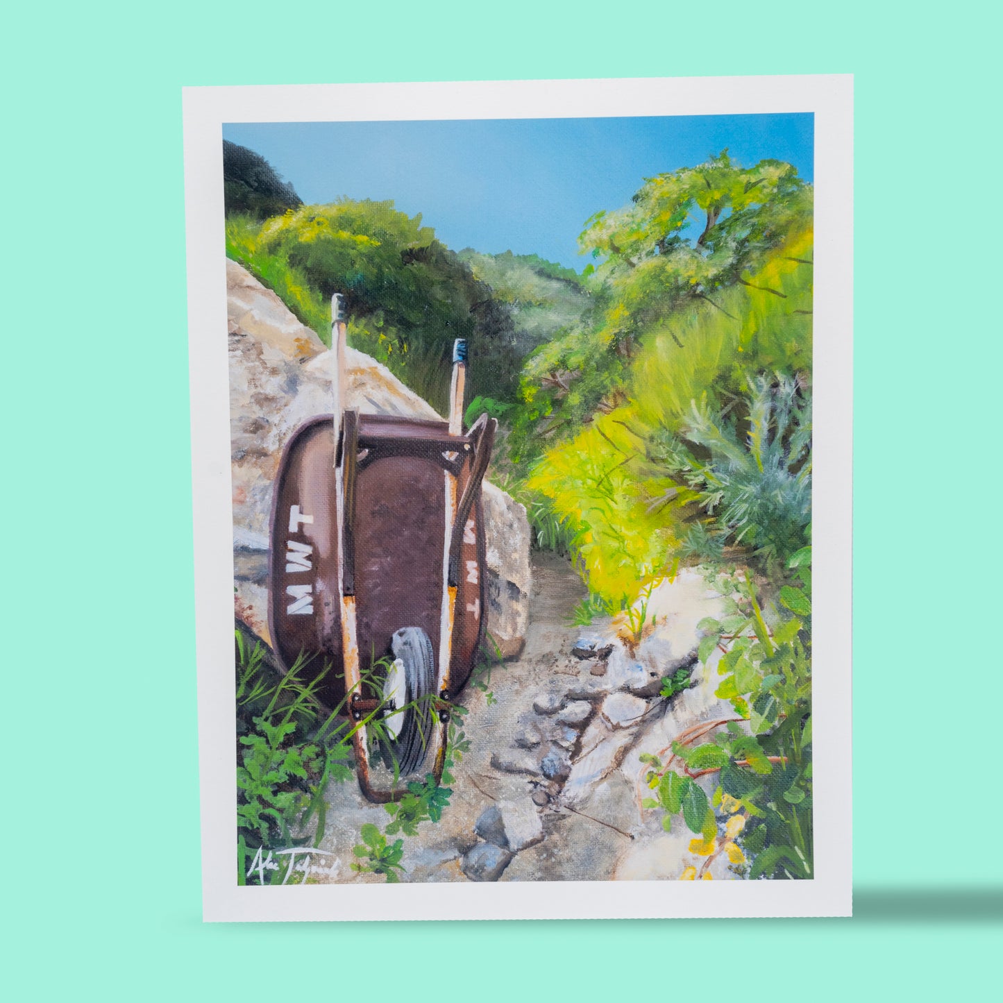 Wheelbarrow print