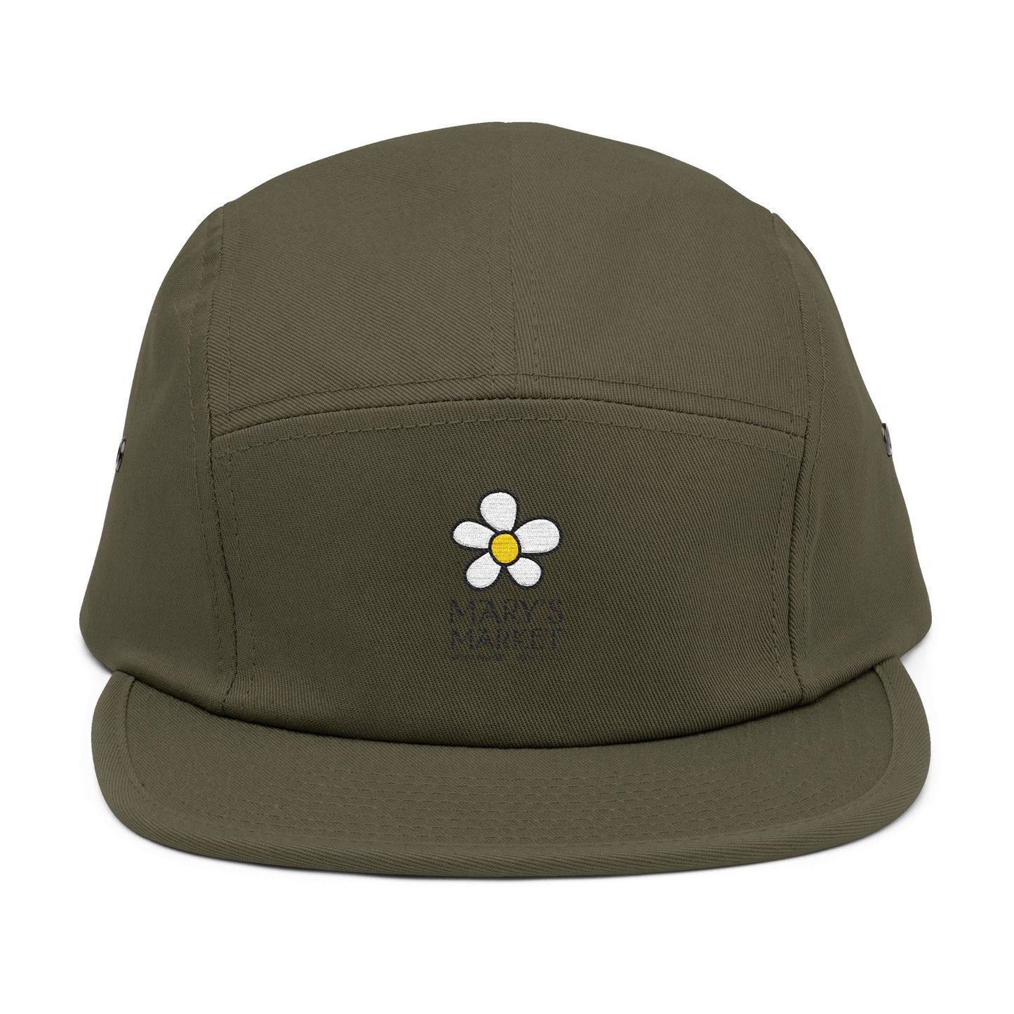 Stylish Embroidered 5 Panel Cap - Perfect for Casual Outings and Outdoor Adventures