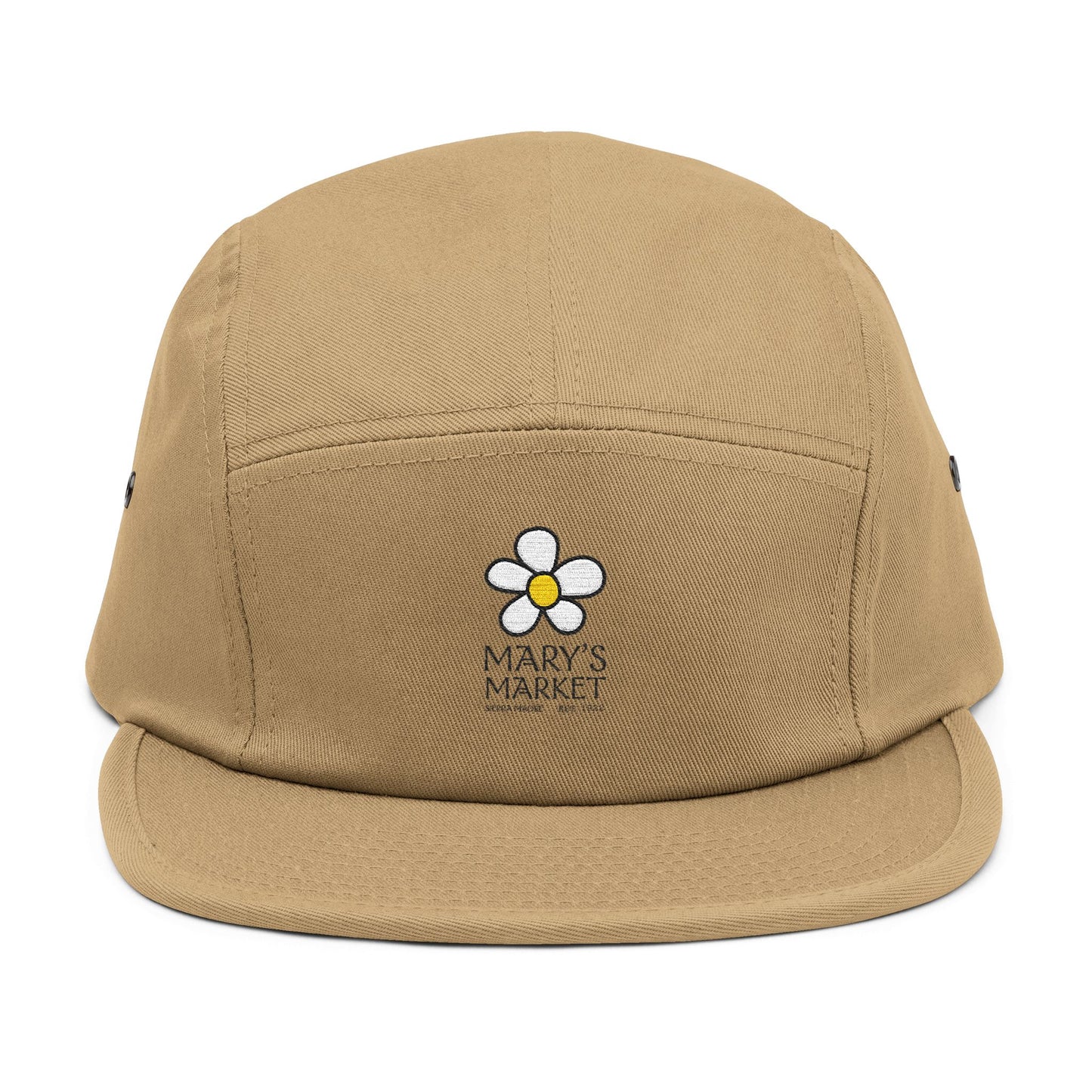Stylish Embroidered 5 Panel Cap - Perfect for Casual Outings and Outdoor Adventures