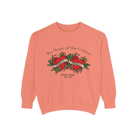 Heart of the Canyon Sweatshirt - Unisex Garment-Dyed Crewneck for Comfort and Style
